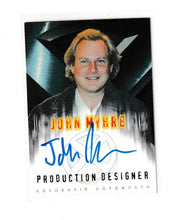 Load image into Gallery viewer, 2000 X-Men Movie Autographs John Myhre as Production Designer
