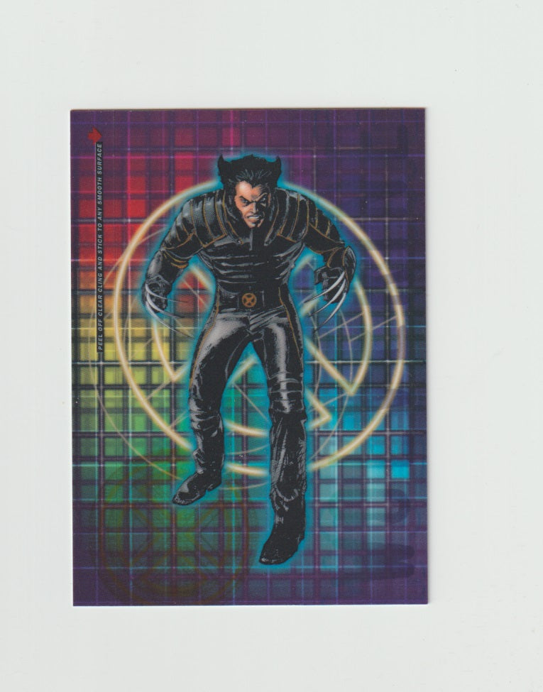 2000 X-Men Movie Cling #CL6 Wolverine