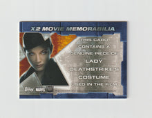 Load image into Gallery viewer, 2003 X2 X-Men United Memorabilia Kelly Hu as lady Deathstrike
