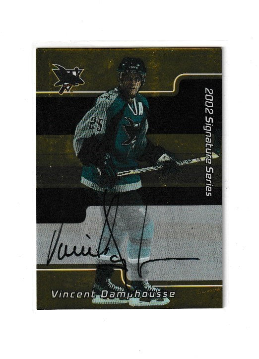 2001-02 BAP Signature Series Autographs Gold #195 Vincent Damphousse