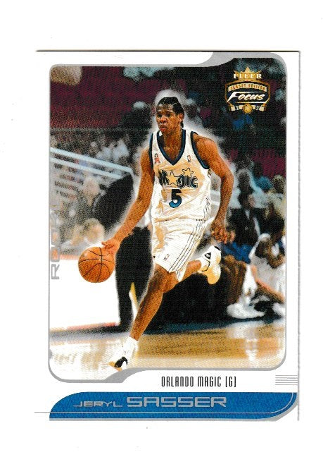 2001-02 Fleer Focus Rookie #125 Jeryl Sasser