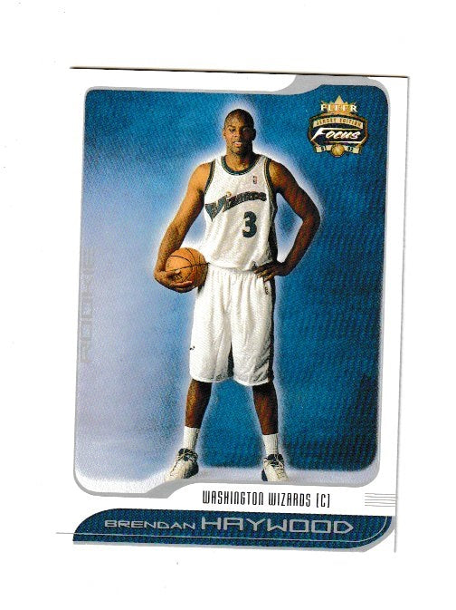 2001-02 Fleer Focus Rookie #129 Brendan Haywood