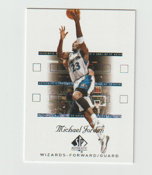 2001-02 SP Authentic #90 Michael Jordan