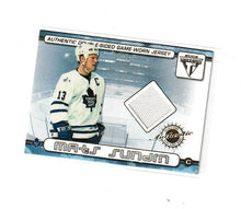 Load image into Gallery viewer, 2001-02 Titanium Double-Sided Jerseys #42 Mats Sundin &amp; Joe Sakic
