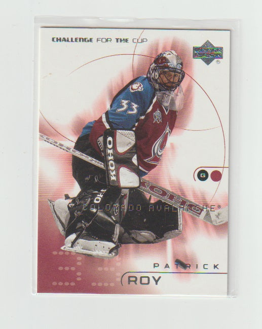 2001-02 UD Challenge for the Cup #20 Patrick Roy