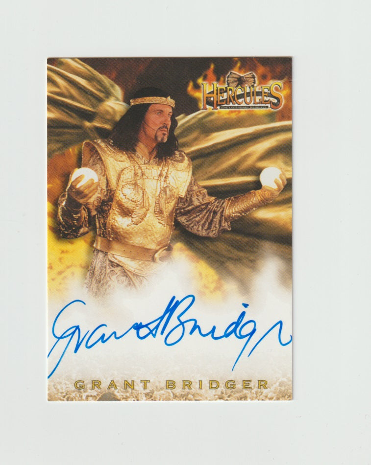 2001 Hercules the Complete Journeys Autographs #A10 Grant Bridger as Augeus