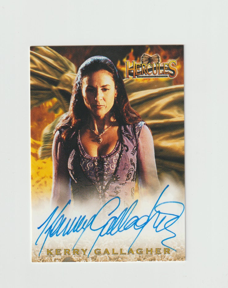2001 Hercules the Complete Journeys Autographs #A18 Kerry Gallagher as Lianna