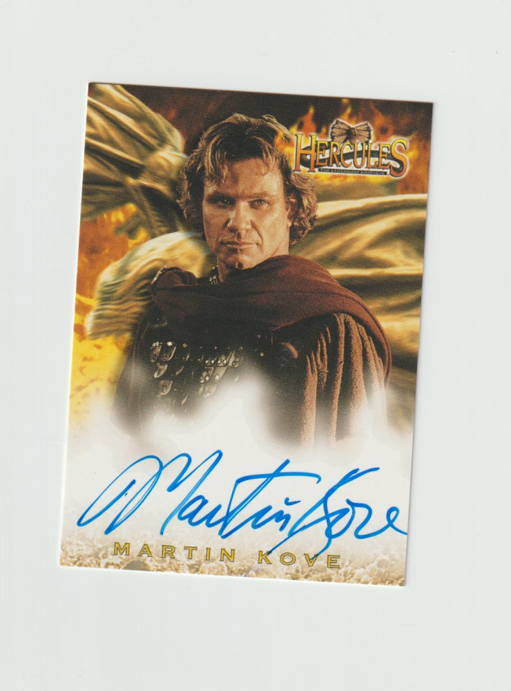 2001 Hercules the Complete Journeys Autographs #A3 Martin Kove as Demetrius