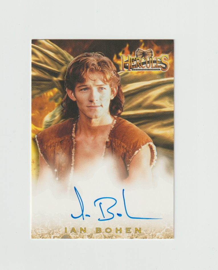 2001 Hercules the Complete Journeys Autographs #A7 Ian Bohen as Young Hercules