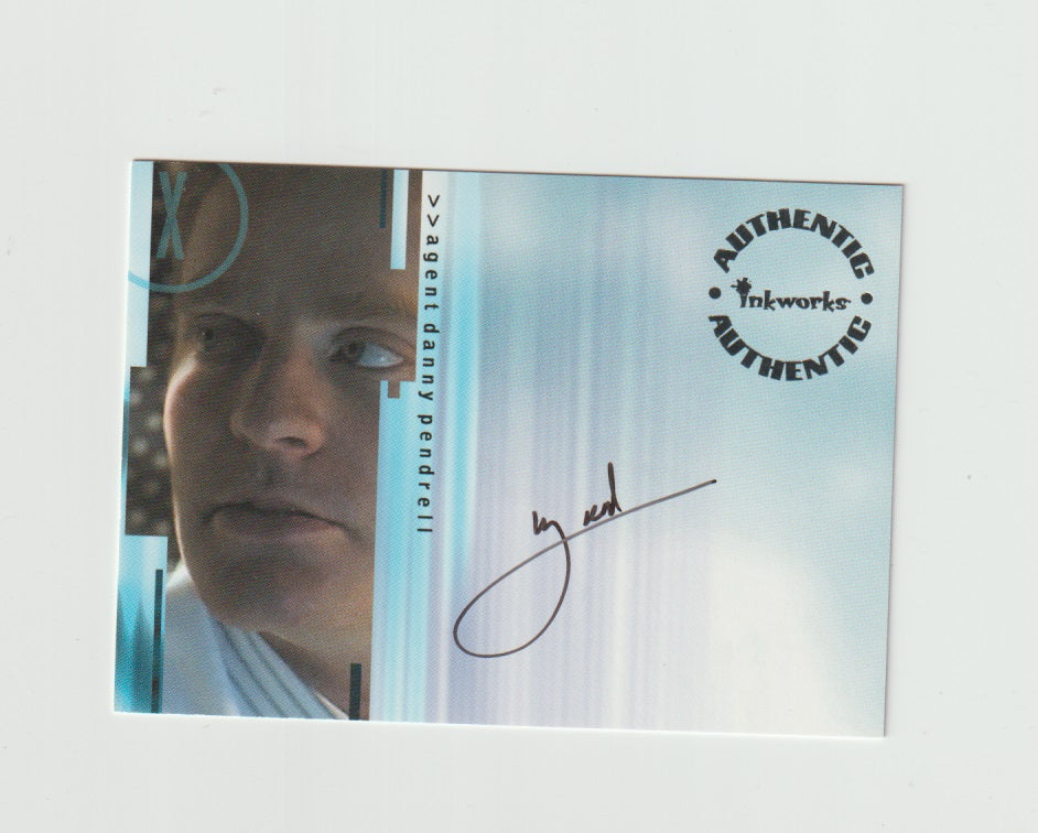 2001 X-Files Seasons 4 & 5 Autographs #a5 Brendan Beiser as Agent Danny Pendrell