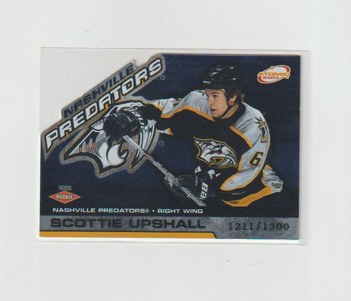 2002-03 Atomic Rookie #117 Scottie Upshall