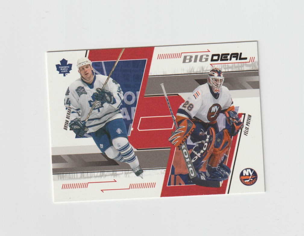 2002-03 BAP Memorabilia Big Deal #259 Felix Potvin & Bryan Berard