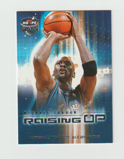 2002-03 Hoops Stars Raising Up #RU8 Michael Jordan