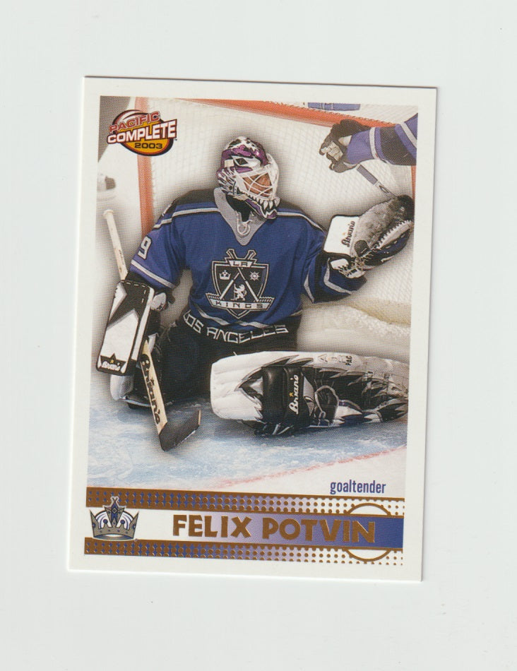 2002-03 Pacific Complete #368 Felix Potvin