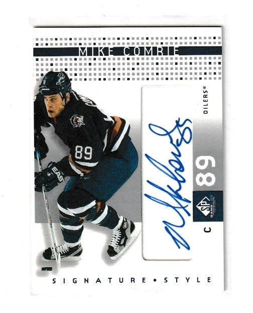 2002-03 SP Game Used Signature Style #SS-MC MIke Comrie