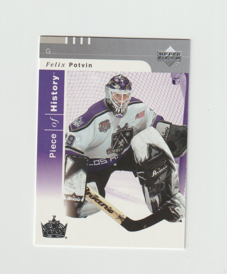2002-03 UD Piece of History #44 Felix Potvin