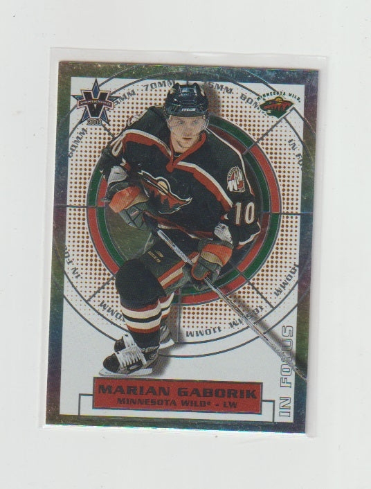 2002-03 Vanguard In Focus #7 Marian Gaborik