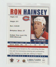 Load image into Gallery viewer, 2002-03 Vanguard Rookie #121 Ron Hainsey
