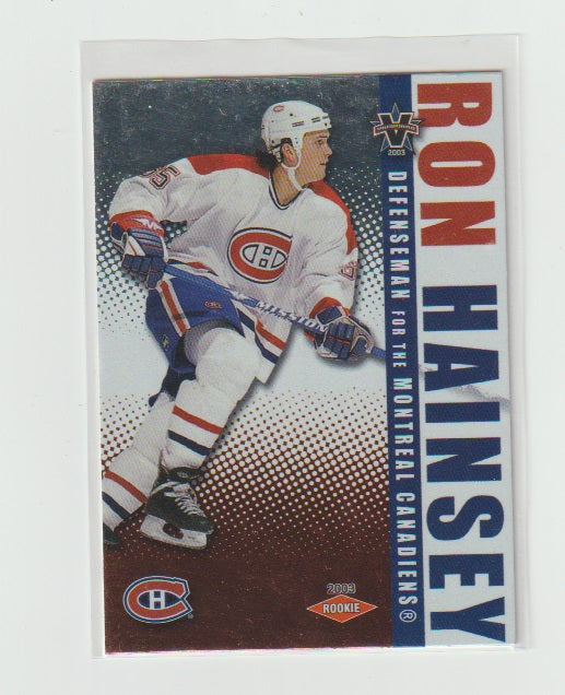 2002-03 Vanguard Rookie #121 Ron Hainsey