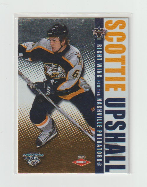 2002-03 Vanguard Rookie #123 Scottie Upshall