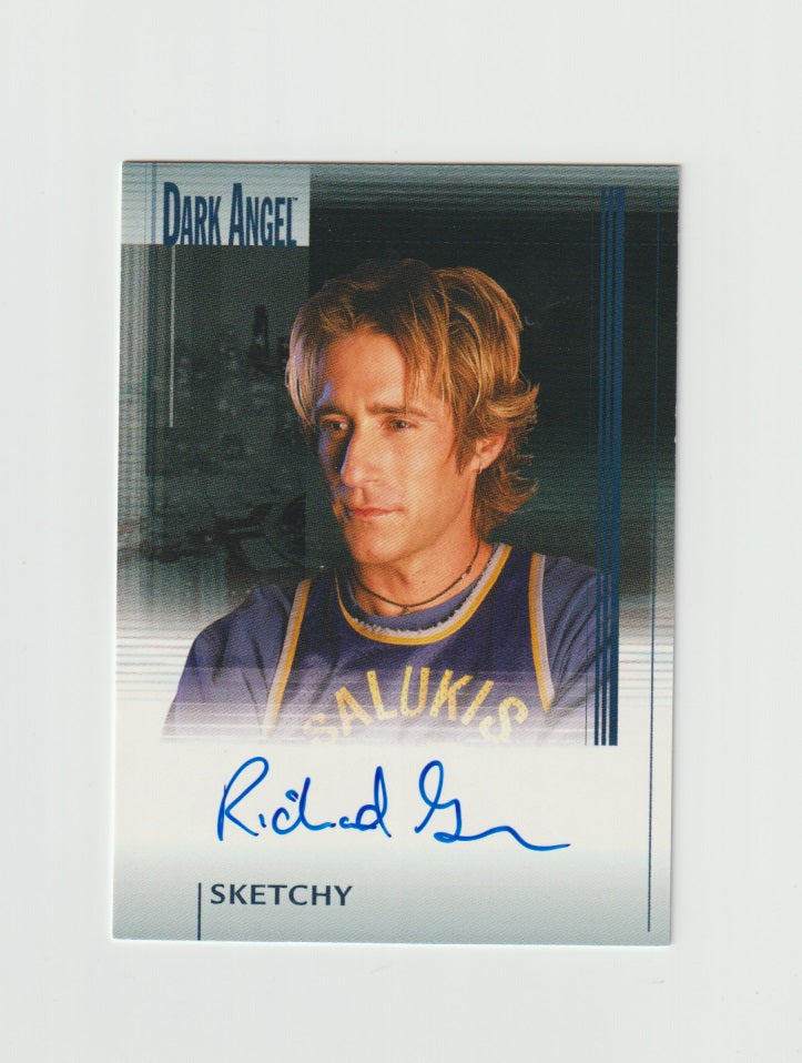 2002 Dark Angel Autographs Richard Gunn as Sketchy
