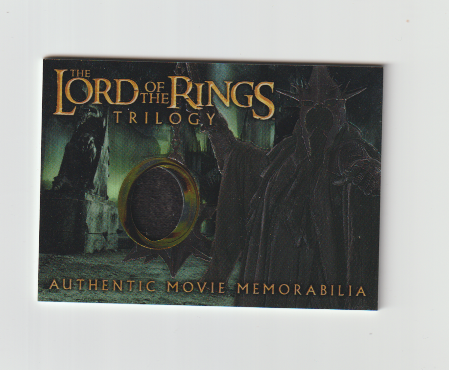 2002 Lord of the Rings Trilogy Chrome Authentic Movie Memorabilia The Witch-Kings Robe