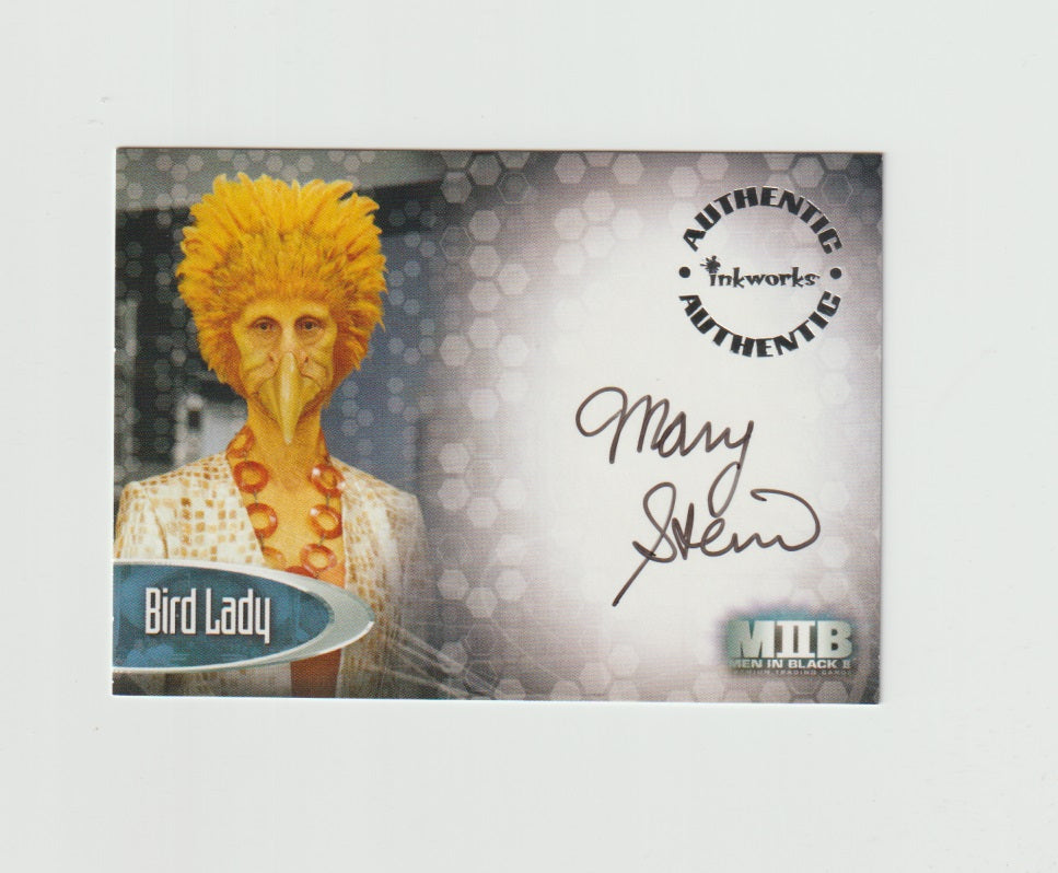 2002 Men in Black II Autographs #A6 Mary Stein as Bird Lady