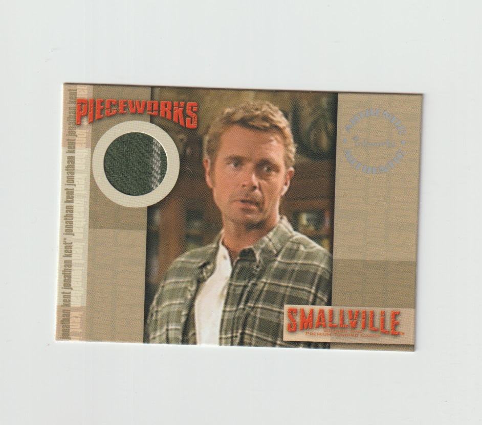 2002 Smallville Season 1 Pieceworks #PW3 John Schneider as Jonathan Kent