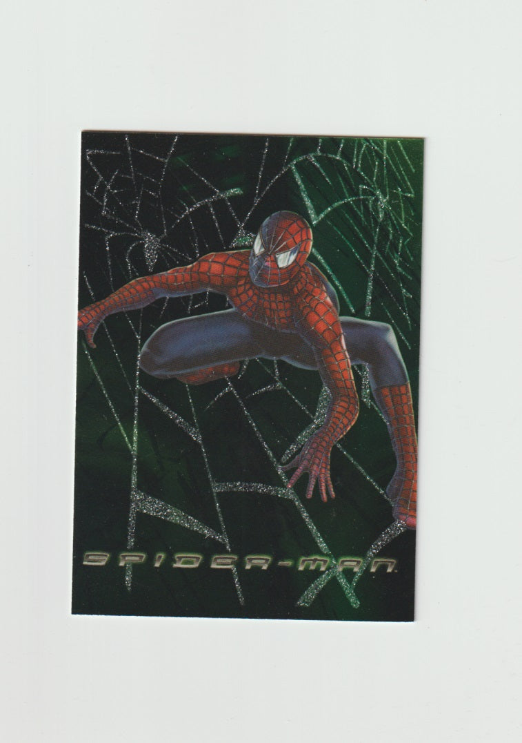 2002 Spider-Man Web-Tech Foil #F1 Spider-Man