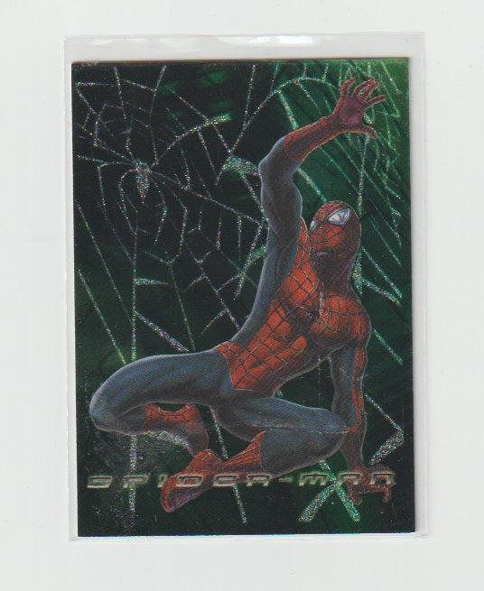 2002 Spider-Man Web-Tech Foil #F4 Spider-Man