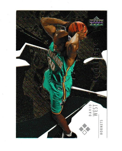2003-04 Black Diamond Rookie Gems #156 David West
