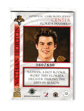 Load image into Gallery viewer, 2003-04 Crown Royale Jerseys #12 Nathan Horton
