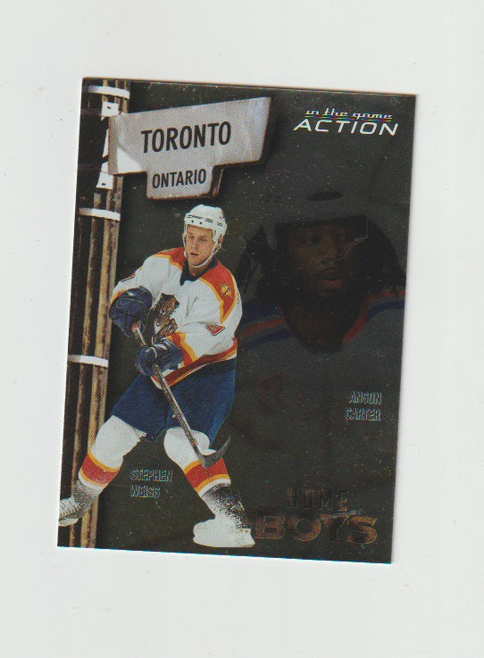 2003-04 ITG Action Homeboys #HB-12 Stephen Weiss Anson Carter