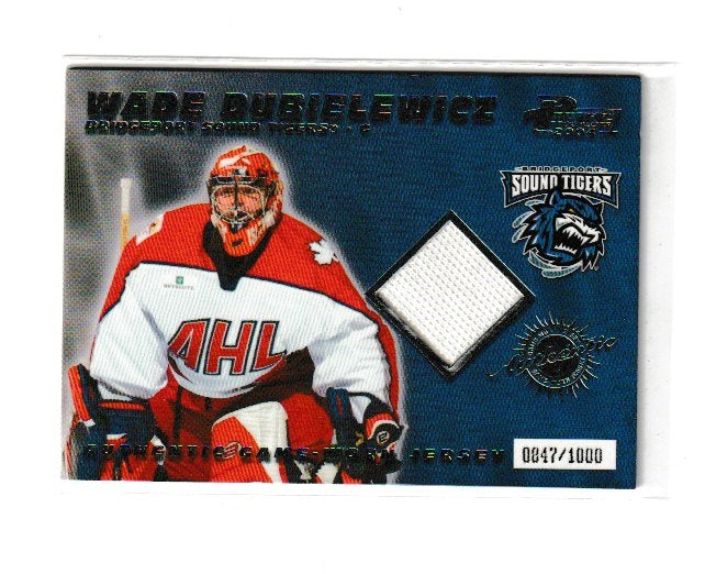 2003-04 Pacific AHL Prospects Jerseys #1 Wade Dubielewicz