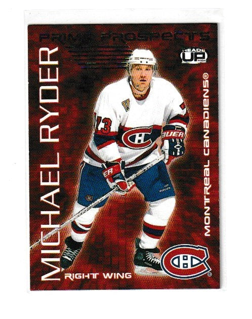 2003-04 Pacific Heads Up Prime Prospects #13 Michael Ryder