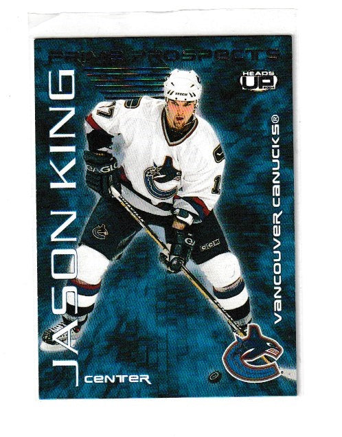 2003-04 Pacific Heads Up Prime Prospects #20 Jason King