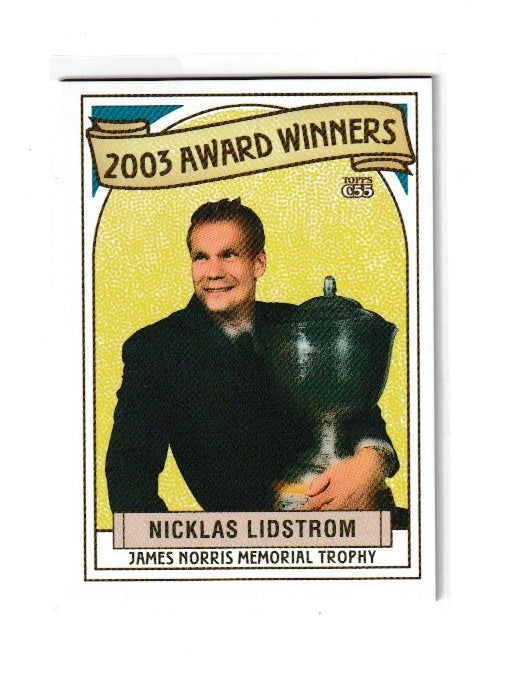 2003-04 Topps C55 Award Winners #10 of 16 Nicklas Lidstrom