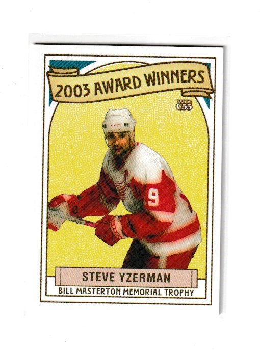 2003-04 Topps C55 Award Winners #9 of 16 Steve Yzerman