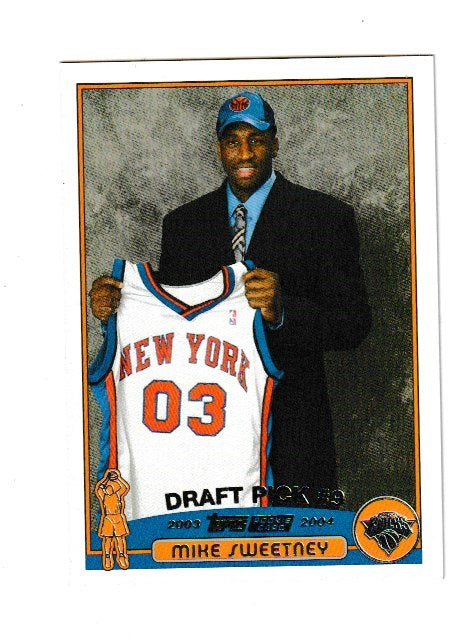 2003-04 Topps Rookie Card #229 Mike Sweetney