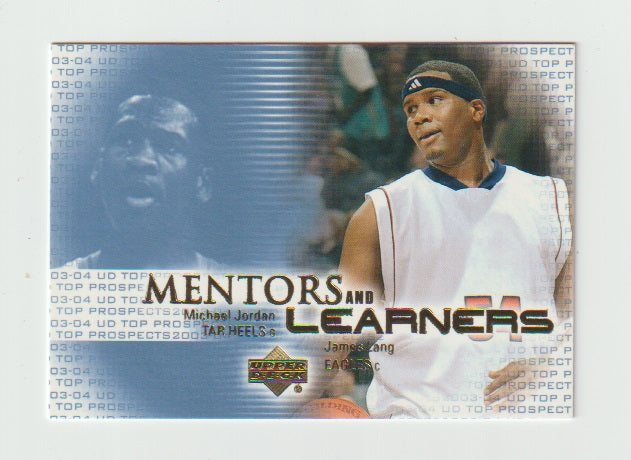2003-04 UD Top Prospects Mentors & Learners #ML6 Michael Jordan