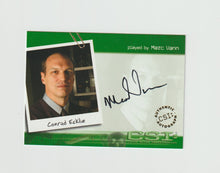 Load image into Gallery viewer, 2003 CSI Series 1 Autographs #CSI-A21 Conrad Eckle played by Marc Vann
