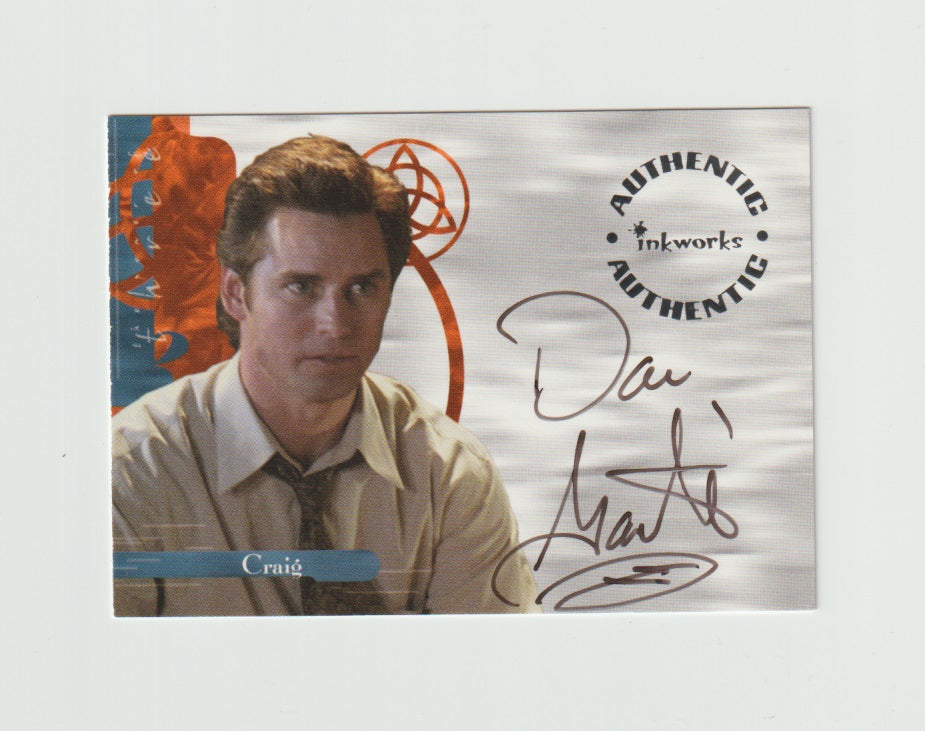 2003 Charmed Power of Three Autographs #A12 Dan Gauthier as Craig