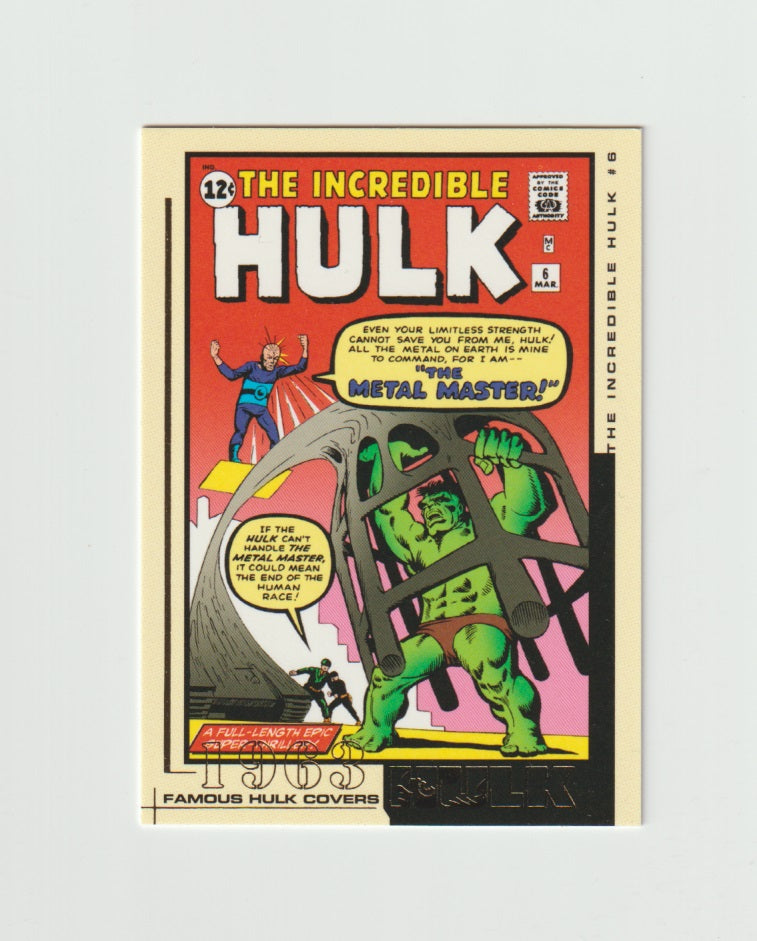 2003 Hulk Film and Comic Series Famous Hulk Covers #FC06 The Incredible Hulk #6