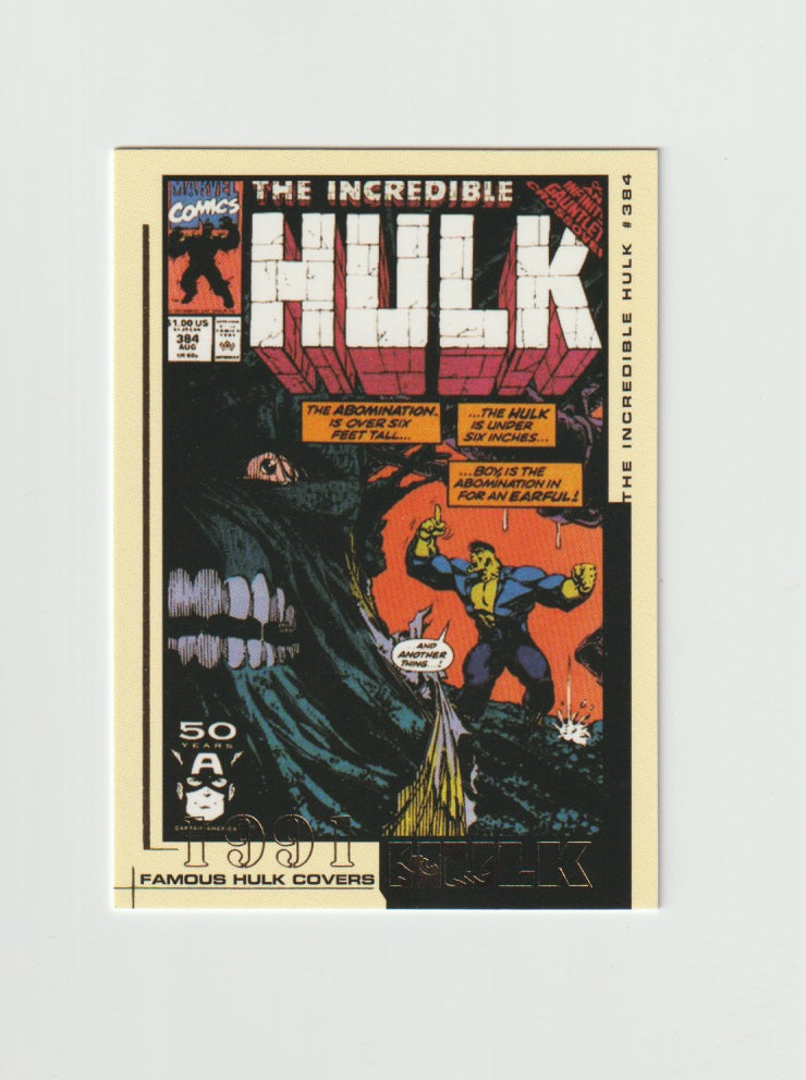 2003 Hulk Film and Comic Series Famous Hulk Covers #FC36 The Incredible Hulk #384