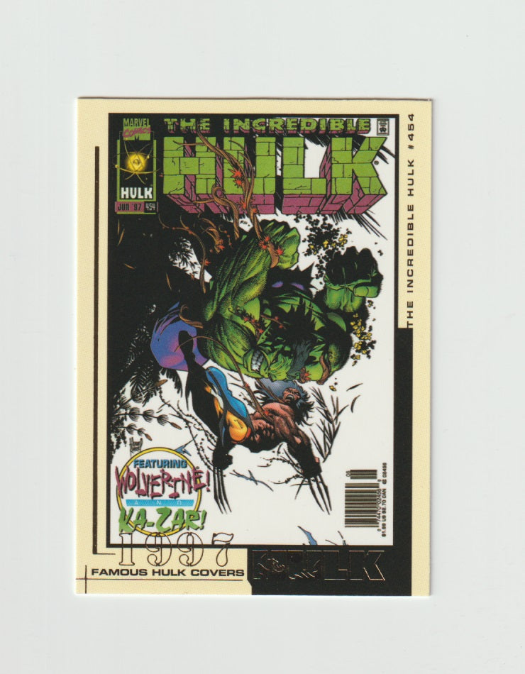 2003 Hulk Film and Comic Series Famous Hulk Covers #FC39 The Incredible Hulk #454