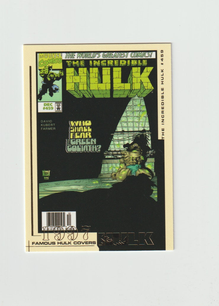 2003 Hulk Film and Comic Series Famous Hulk Covers #FC40 The Incredible Hulk #459
