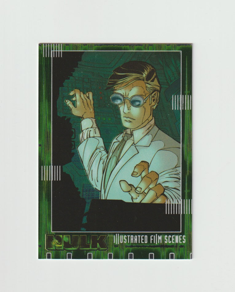 2003 Hulk Film and Comic Series Illustrated Film Scenes #IF07 Bruce Banner