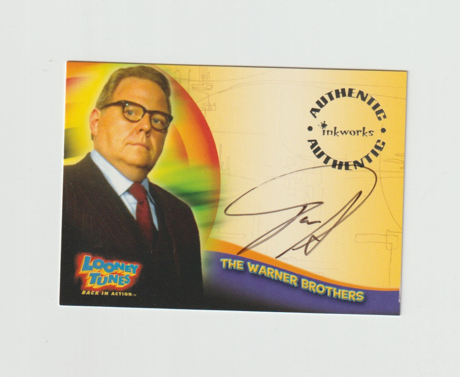 2003 Looney Tunes Back In Action Autographs #A7 Dan Stanton as A Warner Brother
