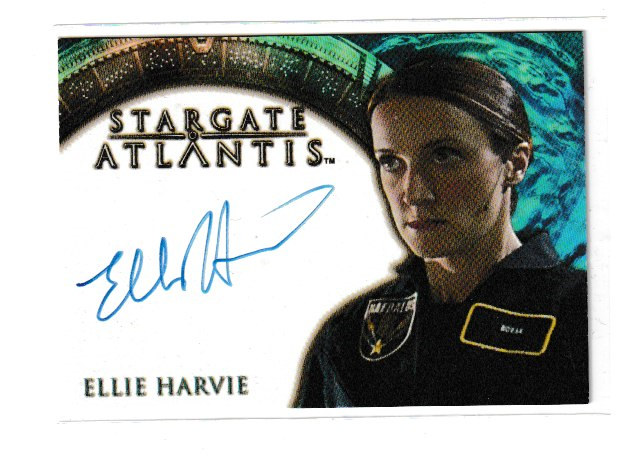 2003 Stargate Atlantis S2 Ellie Harvie as Dr Lindsay Novak Autograph