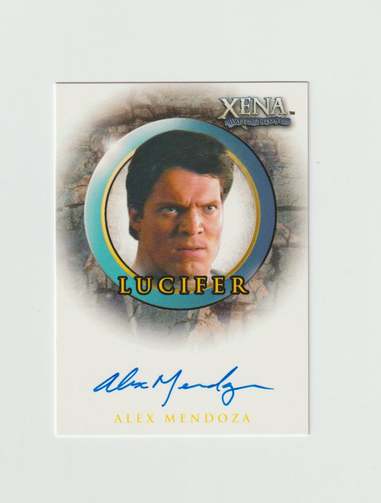 2003 Xena Warrior Princess Autographs #A36 Alex Mendoza as Lucifer